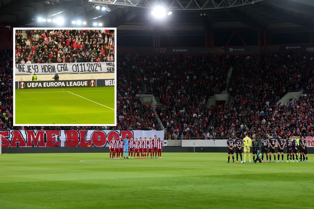 Na kultnom stadionu osvanula poruka Srbima, jasno je kao dan ko ih jedino žali u Europi