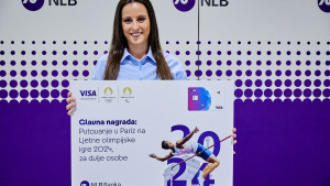Završena velika nagradna igra za korisnike Visa kartica NLB Banke Sarajevo.