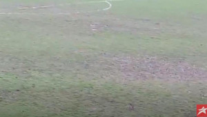 Nakon utakmice Prve lige FBiH teren na stadionu je izgledao poput močvare