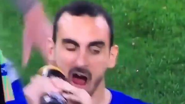 Svašta smo vidjeli na proslavi trofeja, ali Zappacosta je apsolutni pobjednik