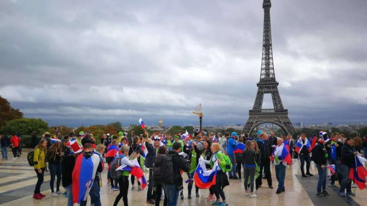 Slovenci osvojili Pariz: "Ko ne skače..."