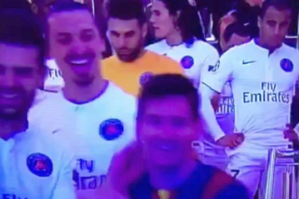 Messi u tunelu nasmijavao Ibrahimovića i Mottu