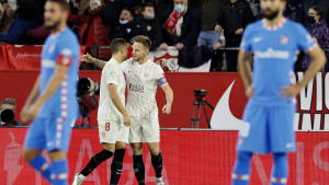 Eurogol Rakitića i kasni gol Ocamposa za besanu noć navijača Atletico Madrida