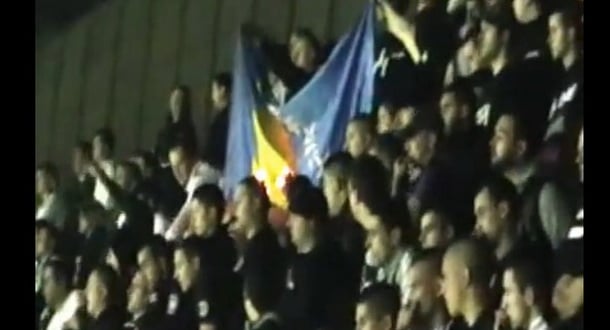 Huligani Partizana zapalili zastavu BiH u Milanu