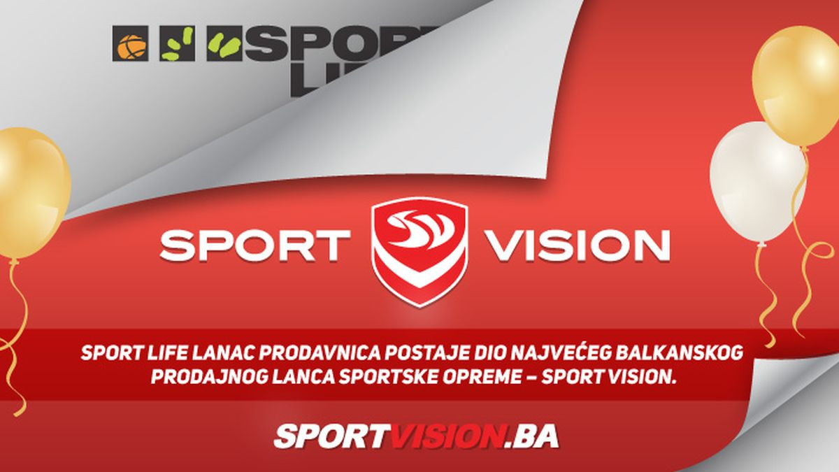 Sport Life poslovnice zvanično dio Sport Vision prodajnog lanca 