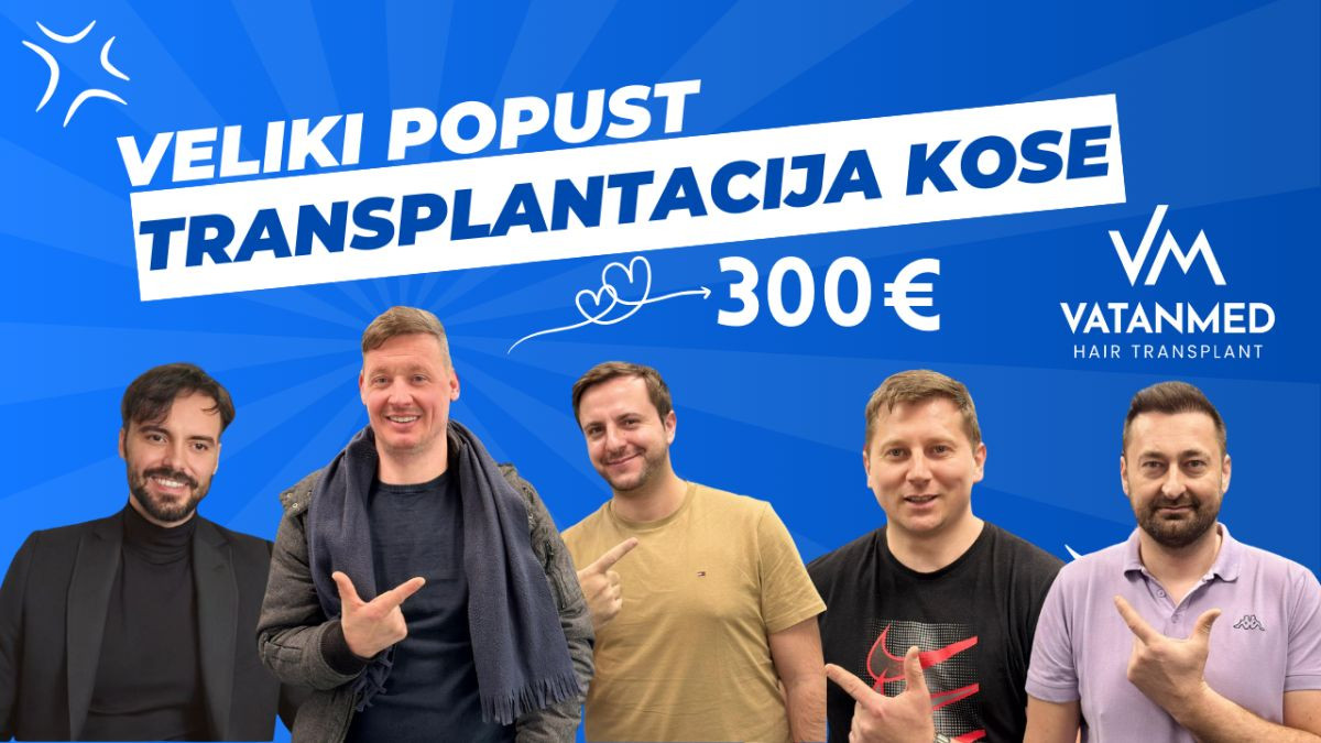 Slavimo ljubav: Transplatacija kose po posebnoj cijeni VatanMedu samo do 15.02 Slavimo ljubav: Transplatacija kose po posebnoj cijeni VatanMedu samo do 15.02