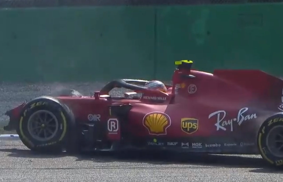 Vozač Ferrarija imao težak sudar Vozač Ferrarija imao težak sudar