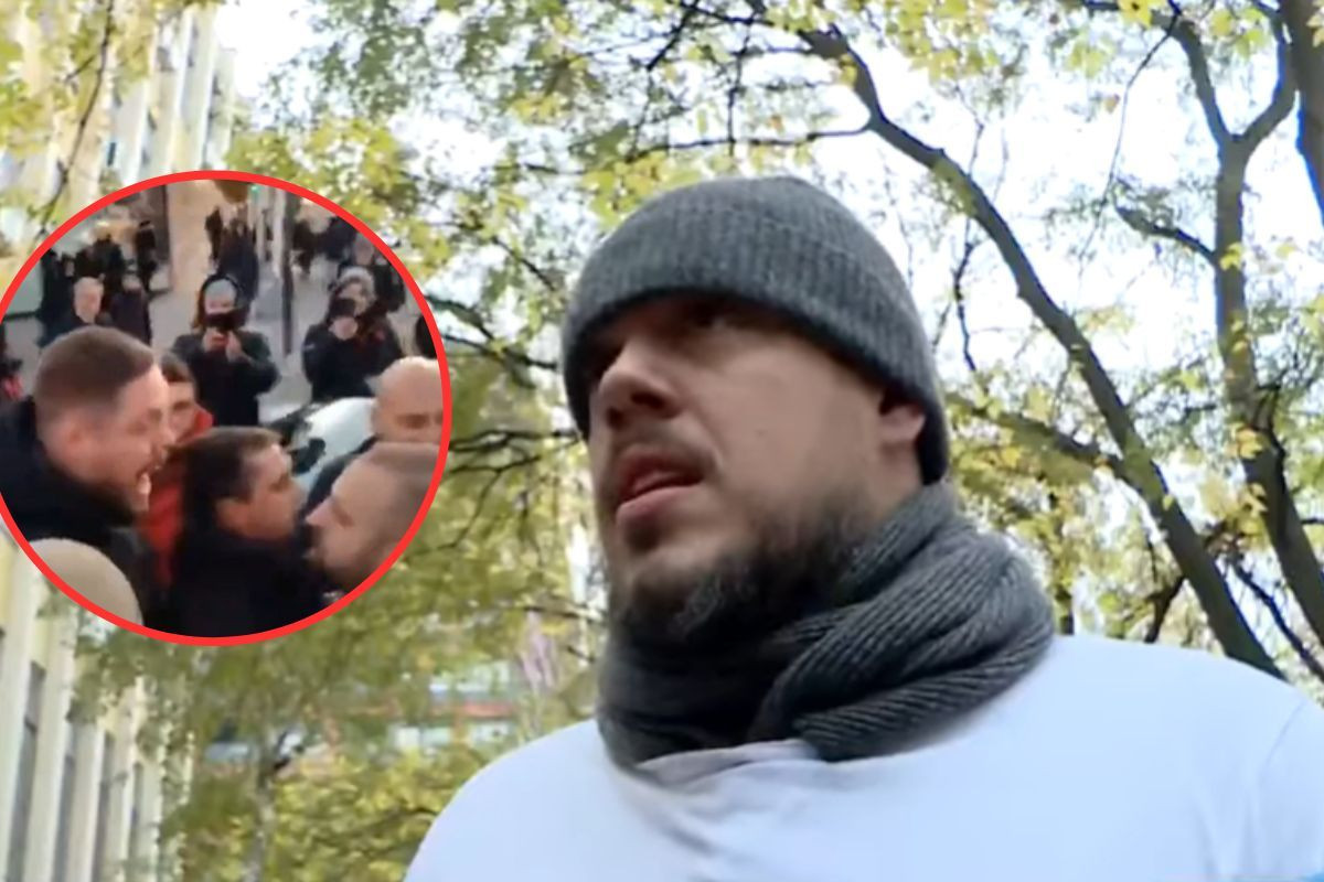 Bivši košarkaš s rukama iza leđa na 20 ljudi - Nestvarne scene s ulica Novog Sada Bivši košarkaš s rukama iza leđa na 20 ljudi - Nestvarne scene s ulica Novog Sada