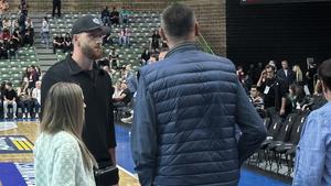 Nurkić prati meč Bosne i Partizana