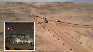 Nevjerovatno kakvu sportsku građevinu Saudijci izgradili usred pustinje i to za 60 dana!
