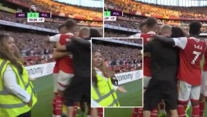 Zinchenko utrčao da slavi gol sa saigračima, redari mislili da je navijač i pokušali reagovati