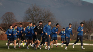 Dobro raspoloženje i visoki tempo rada na treningu reprezentacije BiH u Butmiru