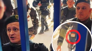 Navijači Sarajeva objavili video: Policijski službenik u Posušju sa zastavom Hrvatske