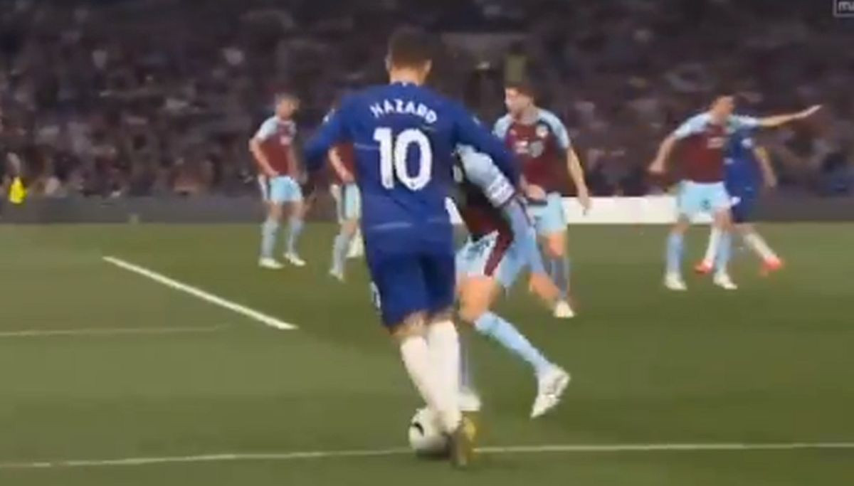 Hazardov šou prethodio golu Chelseaja: Fudbaleru Burnleyja se i danas manta