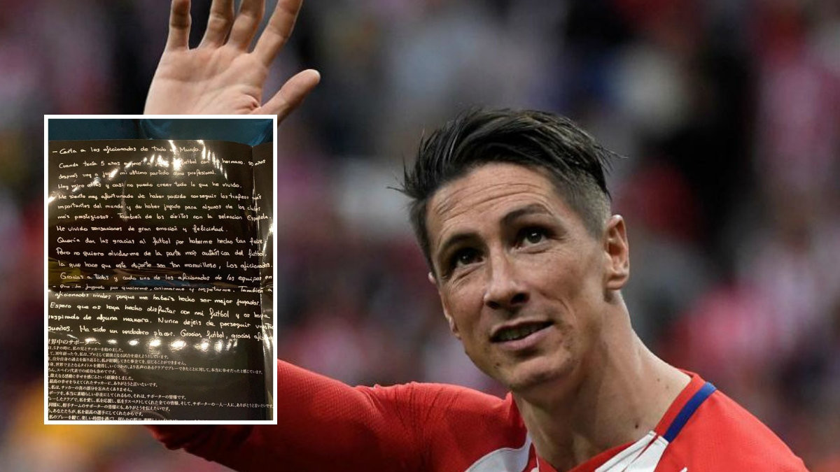 Rukom napisano emotivno pismo Fernando Torresa