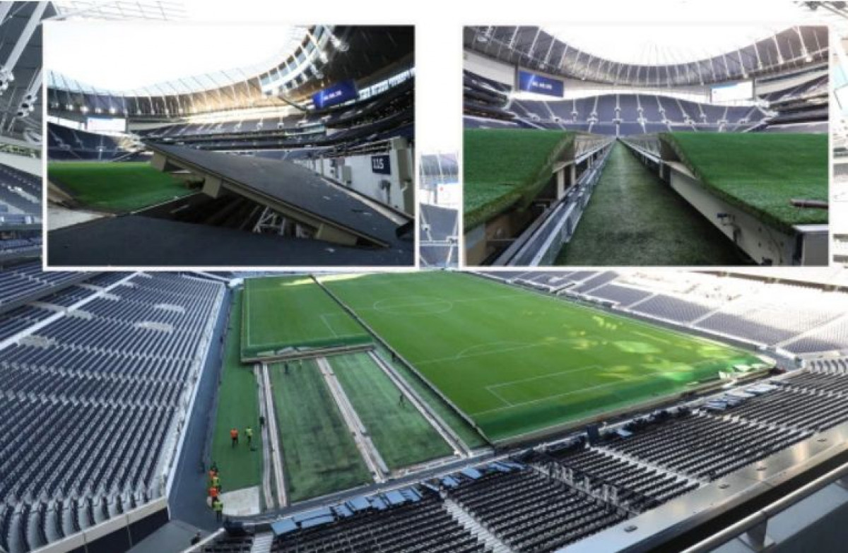 Tottenhamov stadion za nekoliko sati postao NFL teren, a svi se pitaju gdje je završio travnjak
