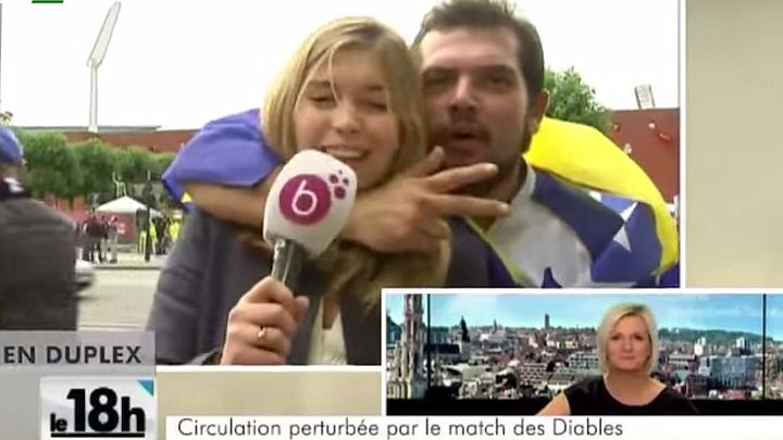 Belgijsku novinarku iznenadio veseli bh. navijač
