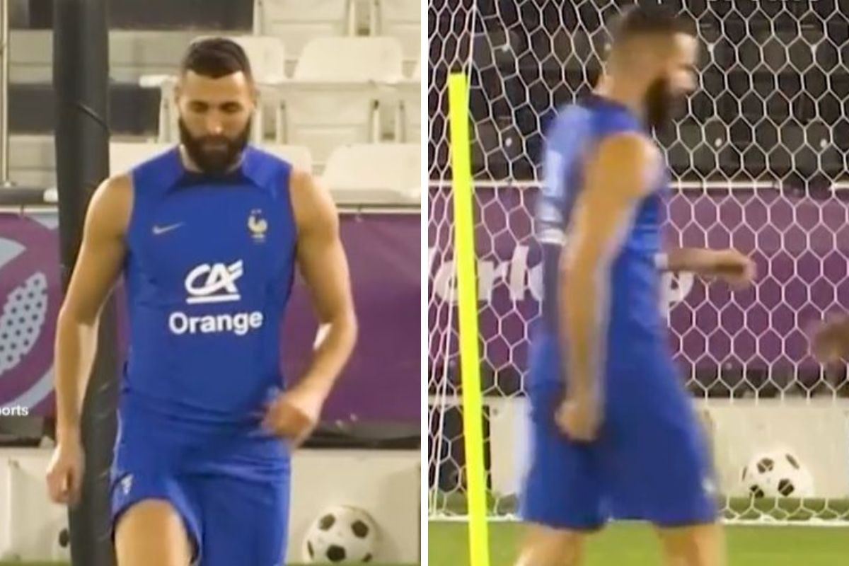 Pojavio se video s treninga Francuske na kojem se vidi kako se Benzema sinoć povrijedio