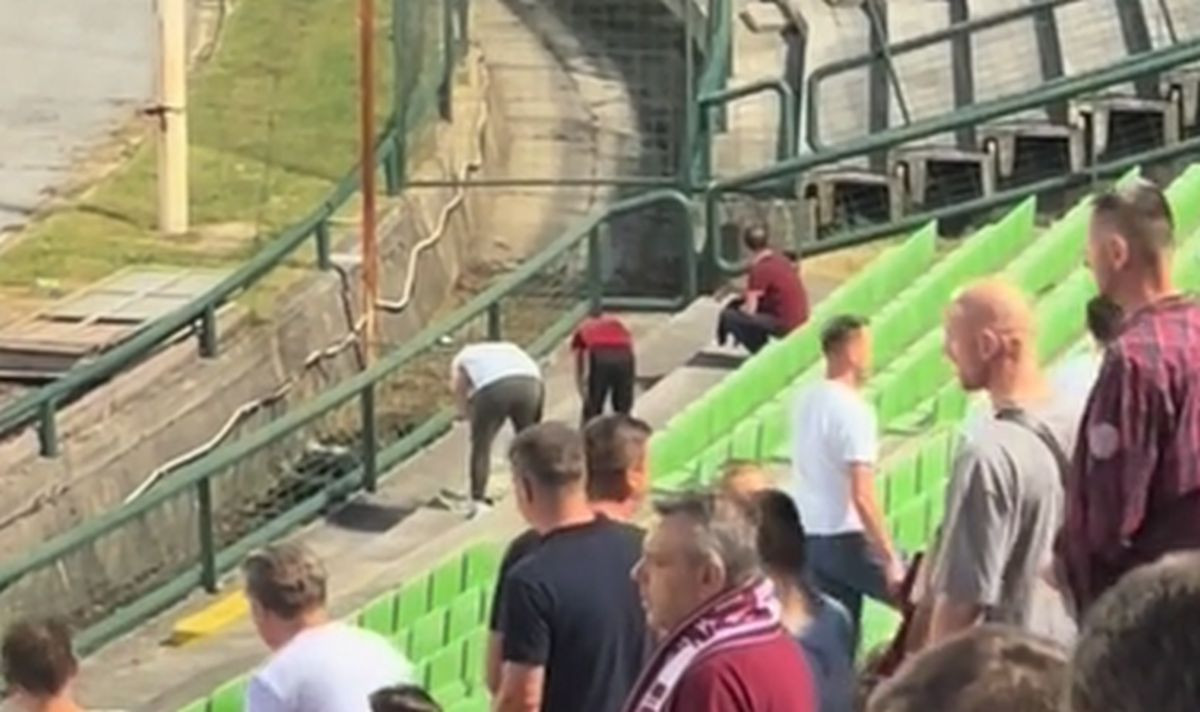 Rijetko viđene scene na Koševu: Došli da bodre Sarajevo, pa klanjali akšam namaz