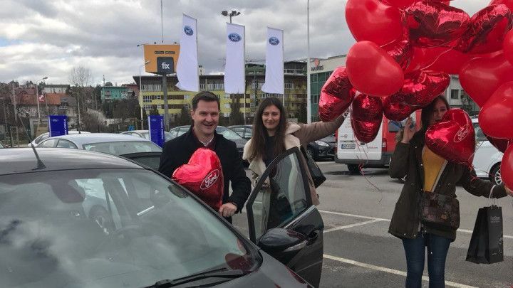 Crvena srca na Ford vozilima zabilježena u Sarajevu