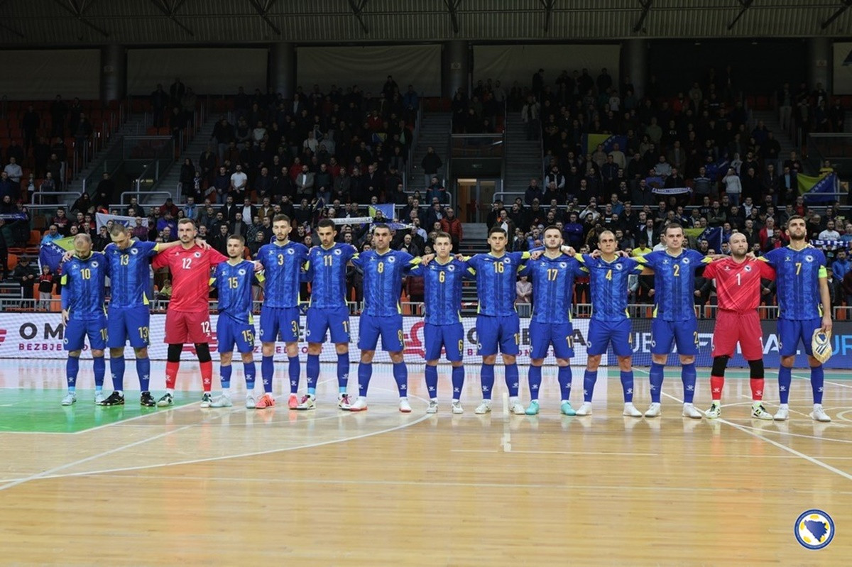 Pukla petarda u Zenici: Futsaleri BiH razbili Englesku na startu kvalifikacija