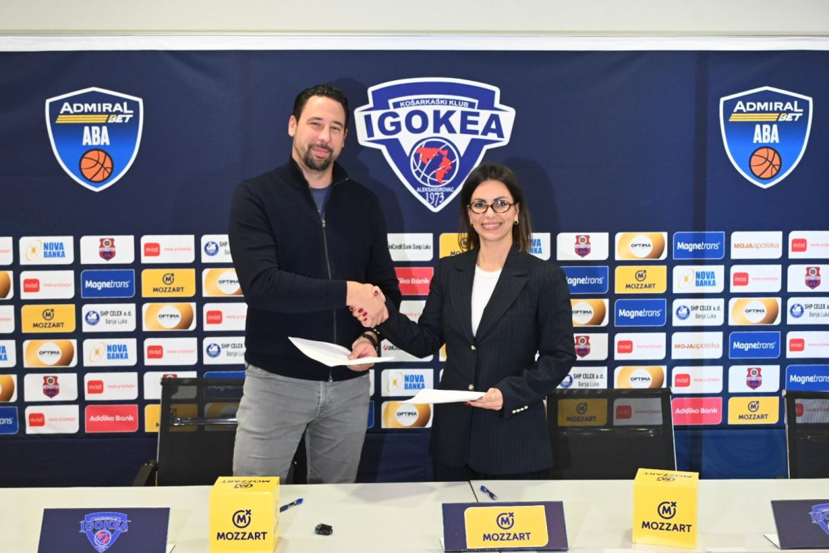 Važno je s kim igraš: KK Igokea m:tel i kompanija Mozzart nastavljaju saradnju