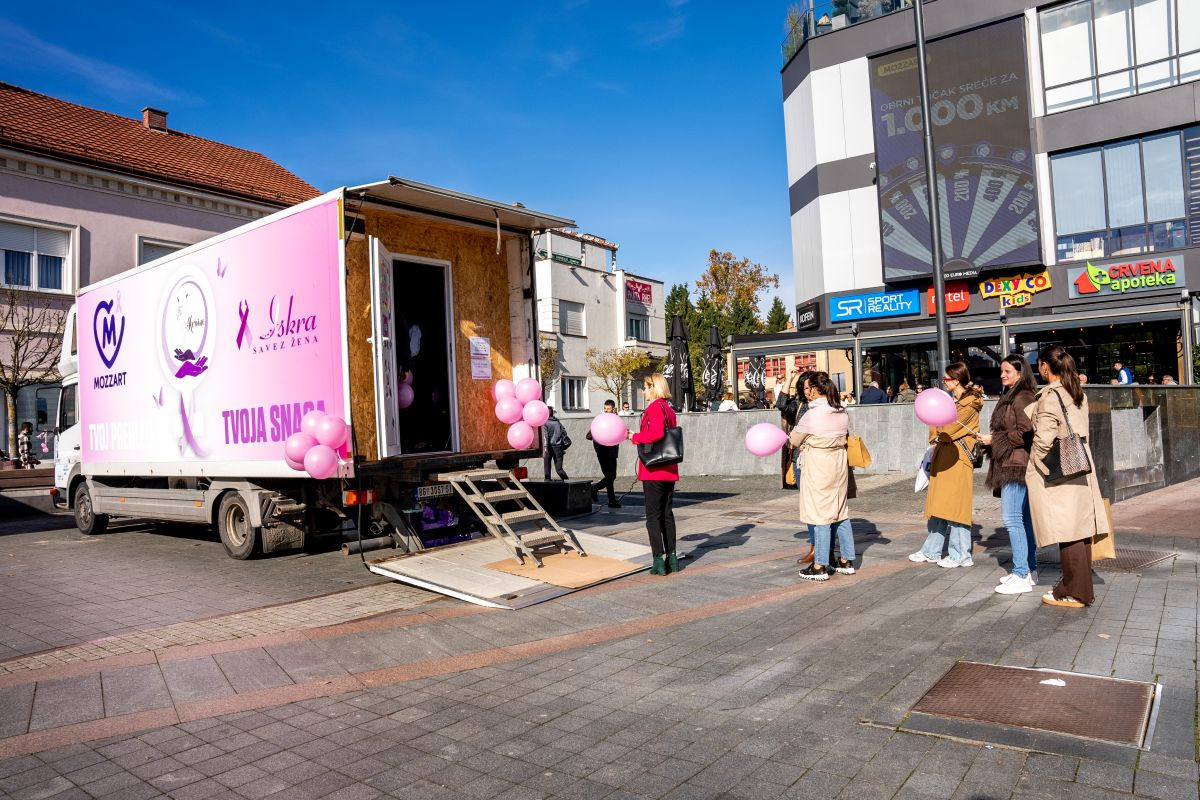 Karavan Tvoj pregled, tvoja snaga nastavlja put širom BiH U Prijedoru pregledano više od 150 žena Karavan Tvoj pregled, tvoja snaga nastavlja put širom BiH U Prijedoru pregledano više od 150 žena