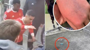 Ima autizam i prvi put je došao na utakmicu, a onda ga je Ronaldo udario po ruci i razbio mu telefon