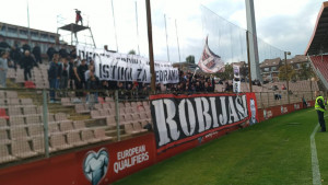 Robijaši u 10.  minuti meča Čelik - Široki: "Ubice, ubice..."