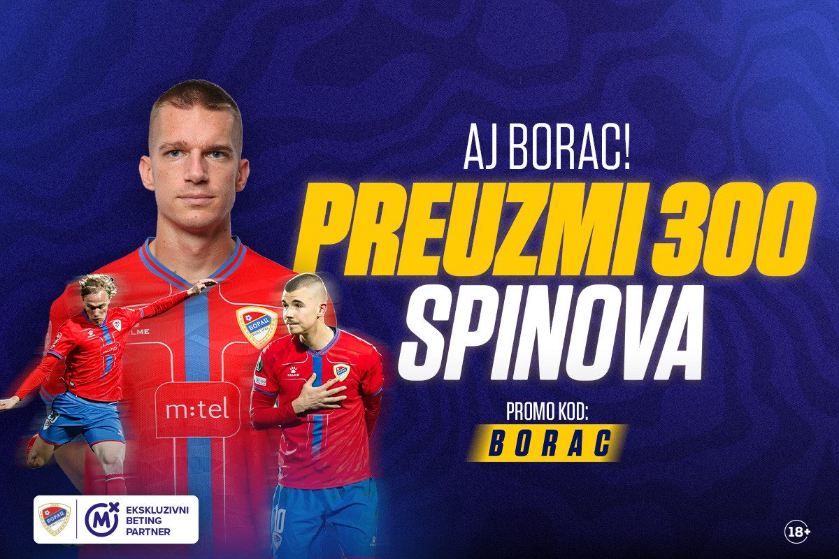 Pokupi 300 spinova i podrži Borac! Pokupi 300 spinova i podrži Borac!
