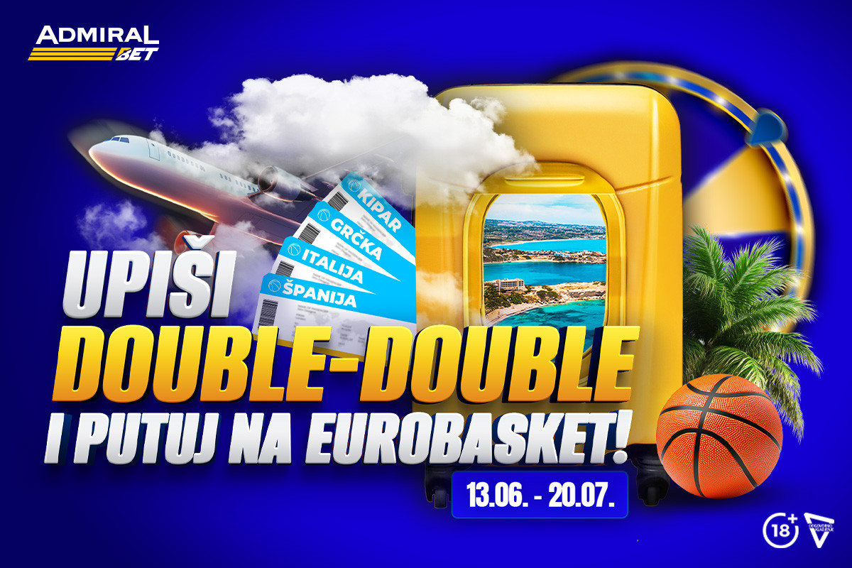 AdmiralBet vas vodi na Eurobasket: Ljetuj na Kipru i bodri Zmajeve!