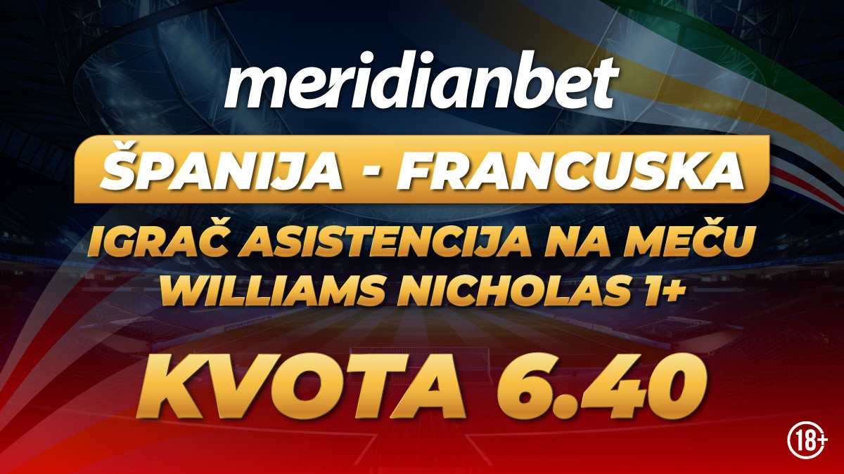 Kladionica Meridian – najveće kvote na planeti: Francuska 3.10, Španija 2.80 Kladionica Meridian – najveće kvote na planeti: Francuska 3.10, Španija 2.80
