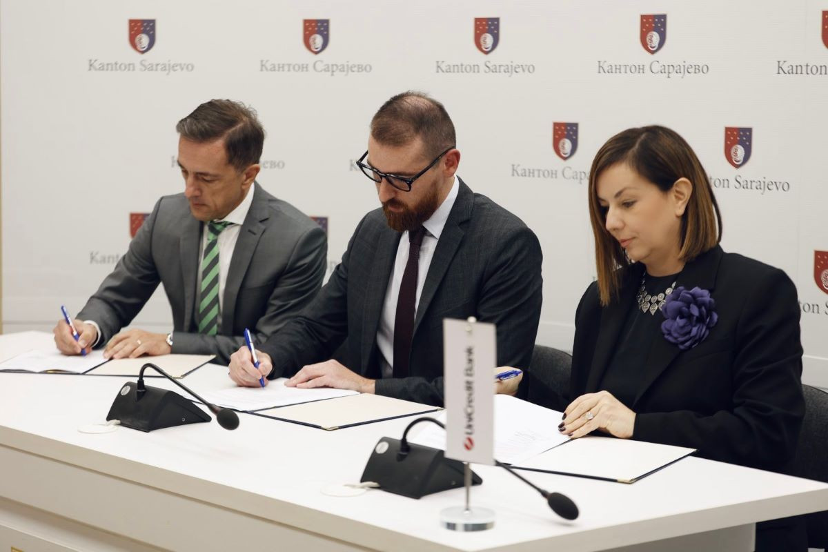 Ministarstvo privrede Kantona Sarajevo i UniCredit Bank potpisali ugovor