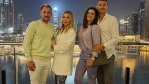 Našli su se na luksuznoj destinaciji: Džeko i Hajrović uživaju u odmoru sa suprugama