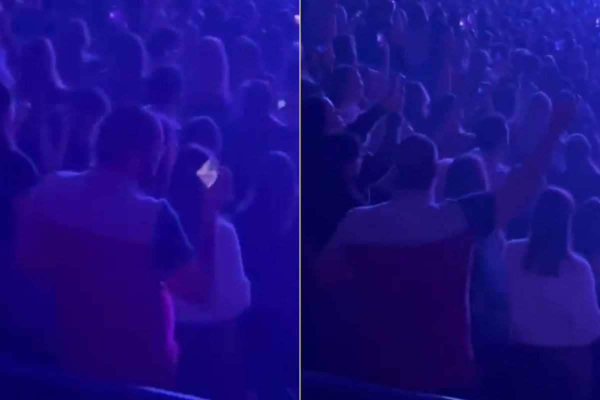 Djevojko, izvini, ali Partizan je najveća ljubav - Scene s koncerta u Beogradu apsolutni su hit Djevojko, izvini, ali Partizan je najveća ljubav - Scene s koncerta u Beogradu apsolutni su hit