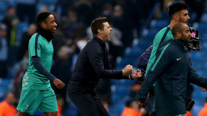 Nogometaši Tottenhema su itekako znali proslaviti senzaciju protiv Manchester Cityja