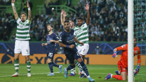 Građani igraju atomski fudbal: Sporting je razbijen u prvom poluvremenu