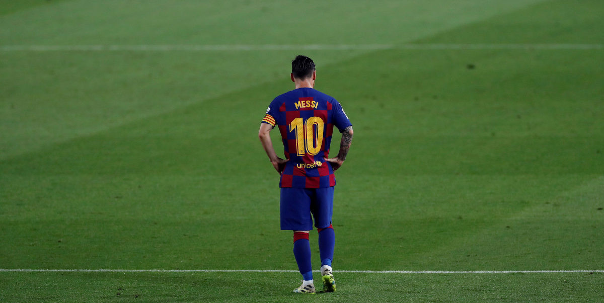 Messijev izraz lica je samo ogledalo neprepoznatljive Barcelone Messijev izraz lica je samo ogledalo neprepoznatljive Barcelone