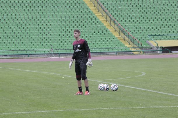 Marko Ivkić na probi u Sarajevu Marko Ivkić na probi u Sarajevu