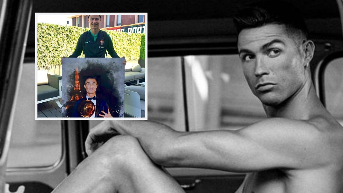 Je li ipak zaljubljen u sebe? Ronaldo se slikao sa svojom slikom