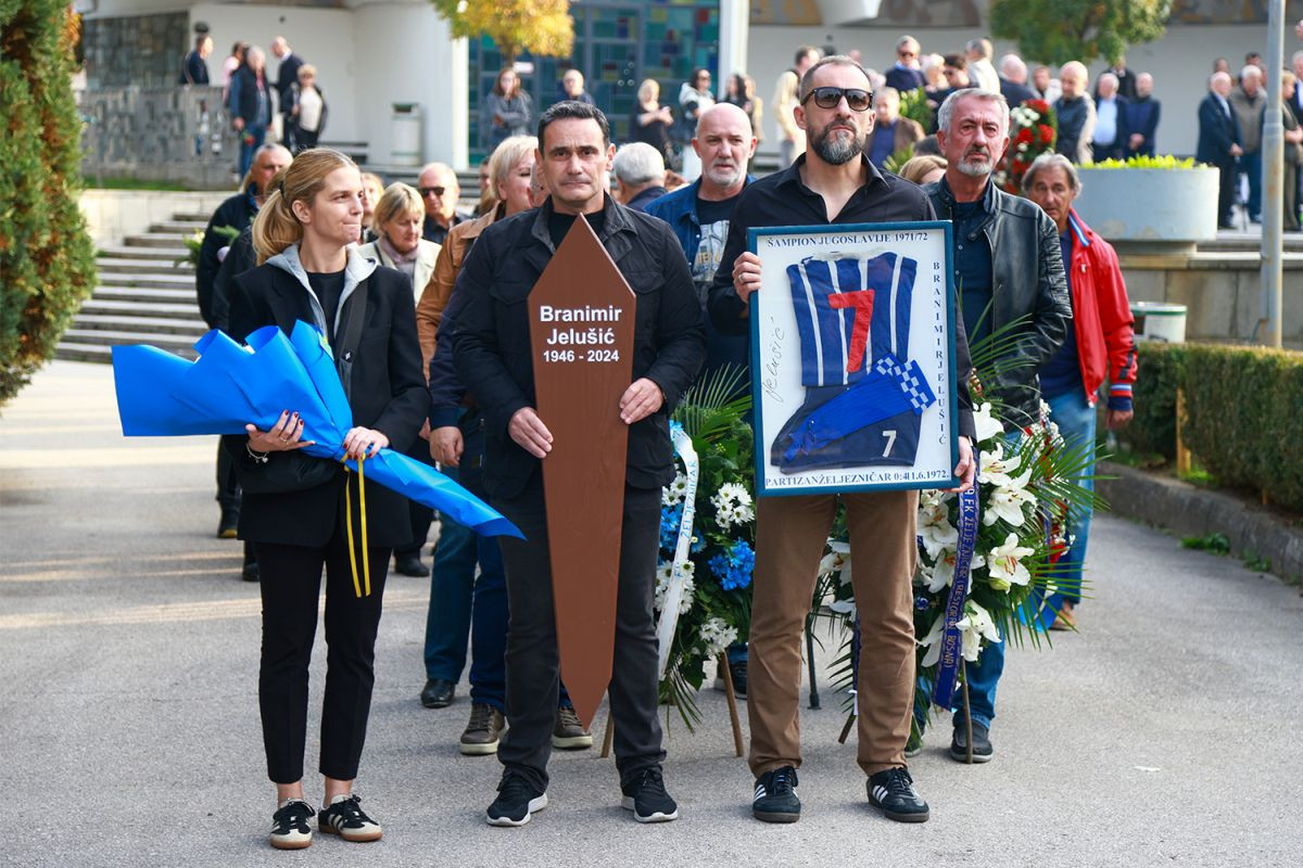 Obavljena sahrana Branimiru Jelušiću, legendi FK Željezničar