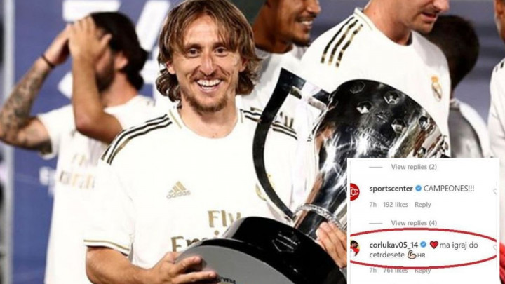 Modrić se u dva ujutru javio na Instagramu, Ćorlukin komentar se do zore prepričavao