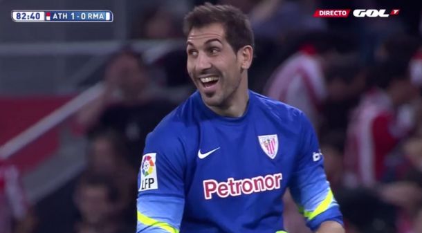 Bale uzdrmao prečku s pola terena, Iraizoz se smijao Bale uzdrmao prečku s pola terena, Iraizoz se smijao