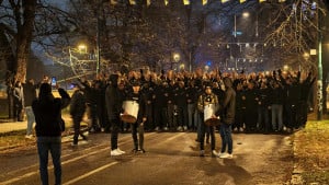 BHFanaticosi "zapalili" atmosferu pred duel protiv Srbije