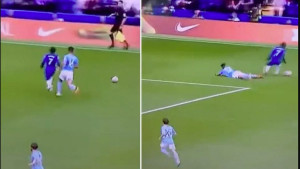 Fudbaler Manchester Cityja "zaplivao" terenom nakon Kanteovog trzaja tijelom