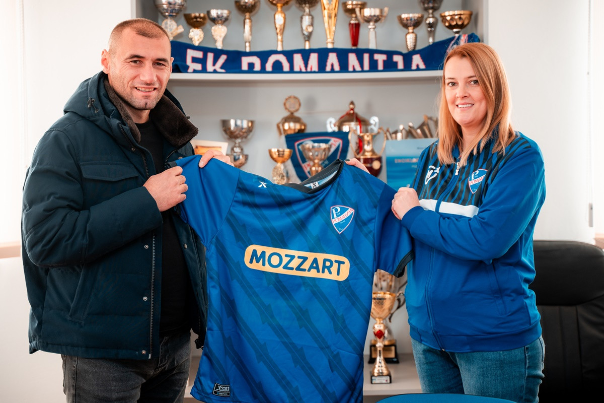 Nova oprema podsticaj za nove uspjehe: Mozzart uz FK Romanija sa Pala
