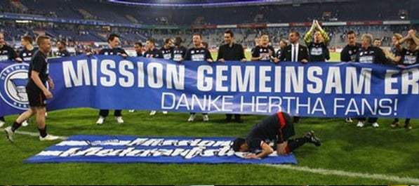 Hertha osigurala povratak u Bundesligu
