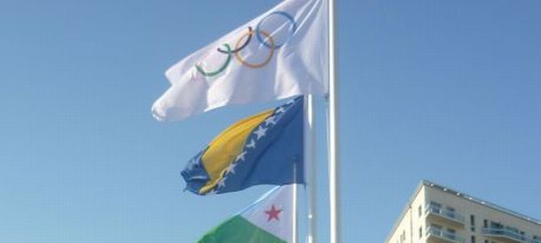 Zastava BiH svečano podignuta u olimpijskom selu