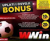 WWIN: Uplati i osvoji bonus
