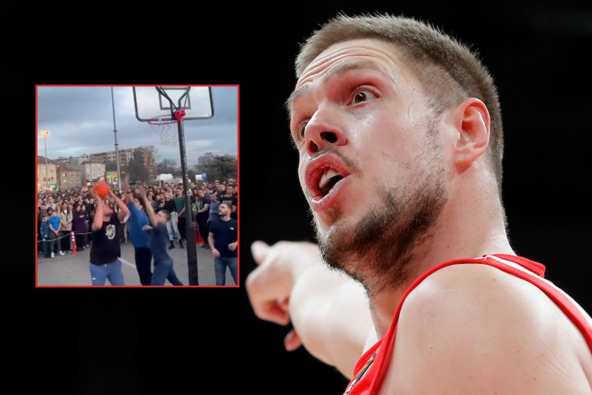 Svima treba odmor od politike, protesti dobili i sportsku notu: Štimac sa studentima igrao basketa